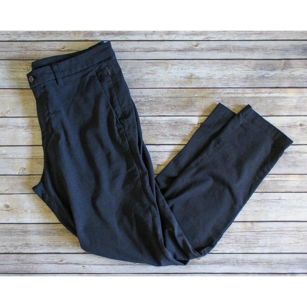 Lululemon‎ Pants Mens 34 x 30 Gray Wool Commission Slim Fit Travel Chino Pockets